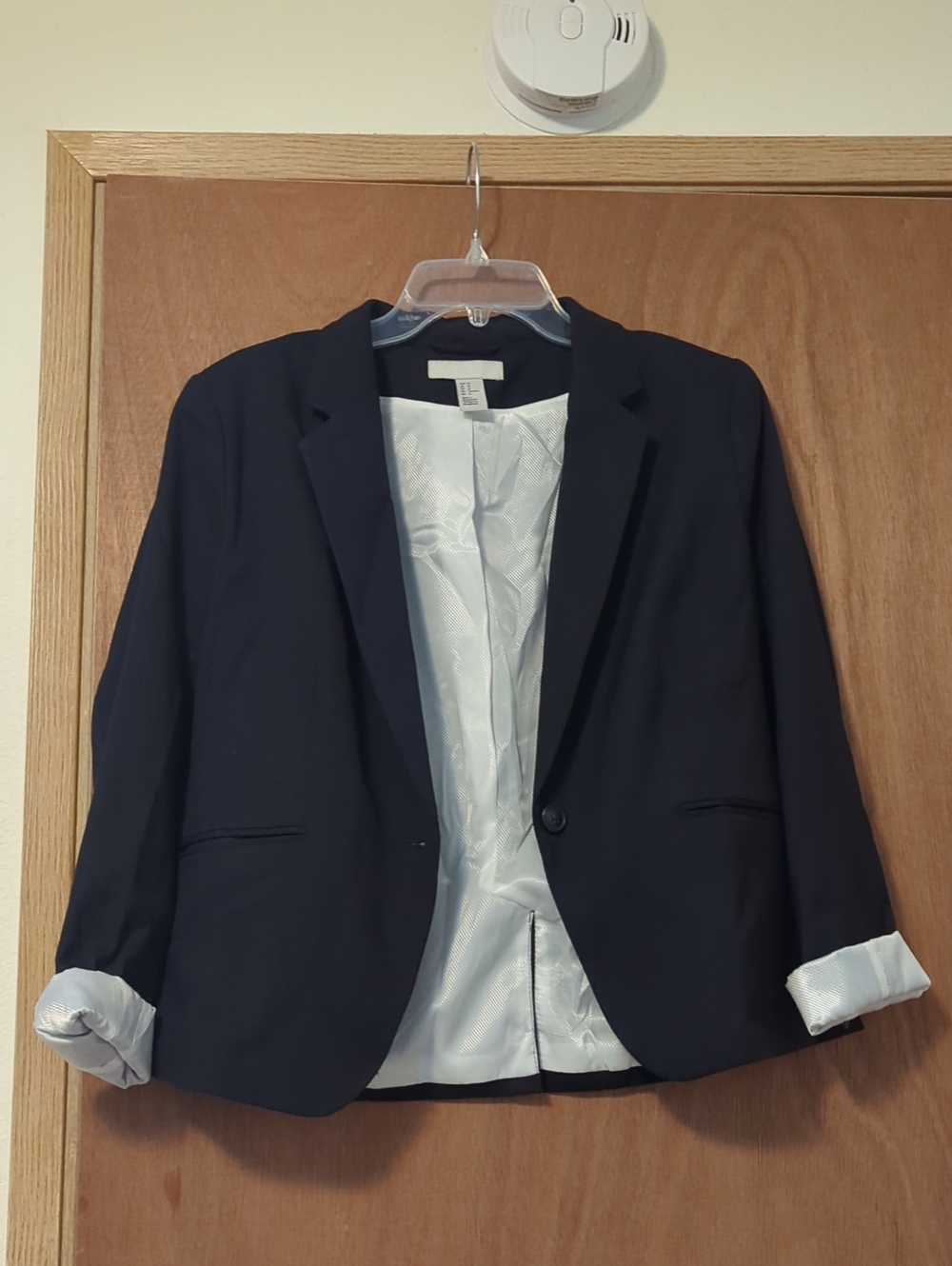 H&M Navy Single-Button Women's Blazer